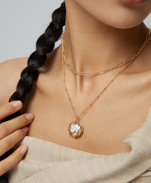 Pearl pendant necklace