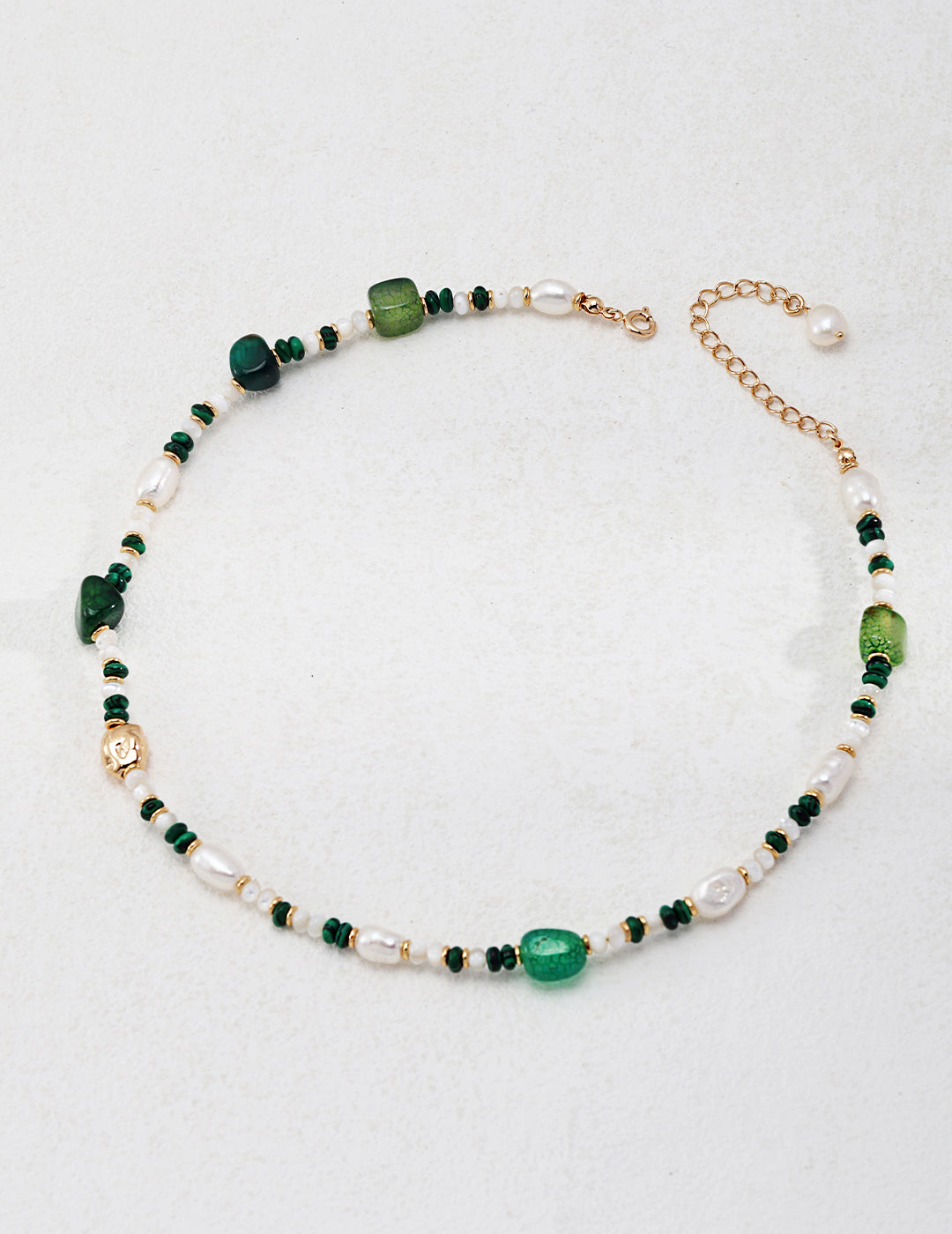Pearl agate necklace