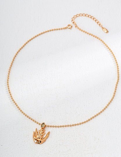 Natural Wave Element "Sparkling" Series Necklace