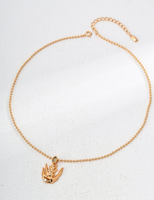 Natural Wave Element "Sparkling" Series Necklace